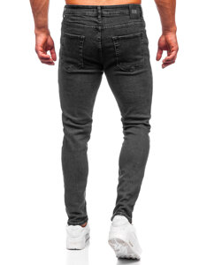 Bolf Herren Jeanshose regular fit Schwarz  6112