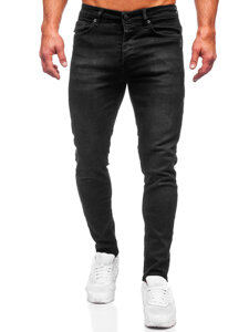 Bolf Herren Jeanshose regular fit Schwarz  6144