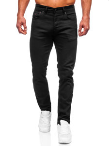 Bolf Herren Jeanshose regular fit Schwarz  6525R