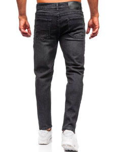 Bolf Herren Jeanshose regular fit Schwarz  6644