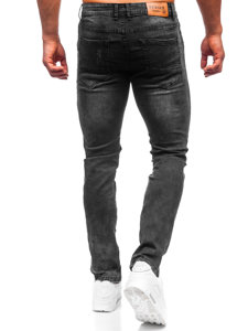 Bolf Herren Jeanshose regular fit Schwarz  K10006-2