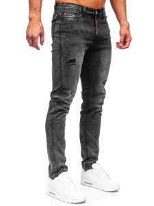 Bolf Herren Jeanshose regular fit Schwarz K10007-2