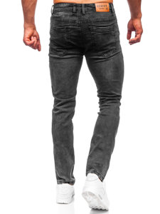 Bolf Herren Jeanshose regular fit Schwarz  K10009-2