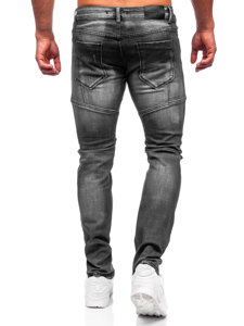 Bolf Herren Jeanshose regular fit Schwarz  MP0047N