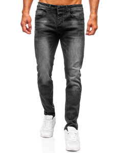 Bolf Herren Jeanshose regular fit Schwarz MP0064N