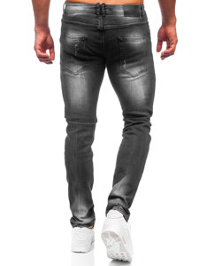 Bolf Herren Jeanshose regular fit Schwarz  MP008N