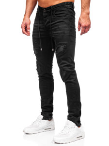 Bolf Herren Jeanshose regular fit  Schwarz MP0100N