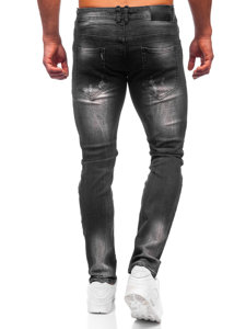 Bolf Herren Jeanshose regular fit Schwarz  MP010N