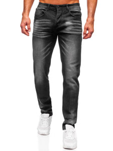 Bolf Herren Jeanshose regular fit  Schwarz MP0199N