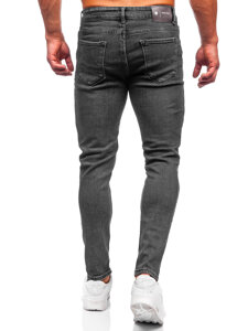 Bolf Herren Jeanshose regular fit Schwarzgrau  6134