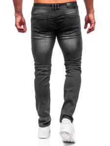 Bolf Herren Jeanshose regular fit Schwarzgrau  MP0029G