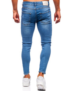 Bolf Herren Jeanshose skinny fit Dunkalblau  5828