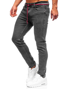 Bolf Herren Jeanshose skinny fit Schwarz KX565-1