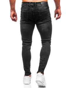 Bolf Herren Jeanshose skinny fit Schwarz  R919-1