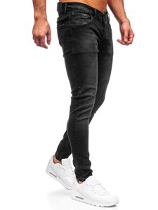 Bolf Herren Jeanshose skinny fit Schwarz R923