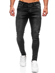 Bolf Herren Jeanshose skinny fit Schwarz R923