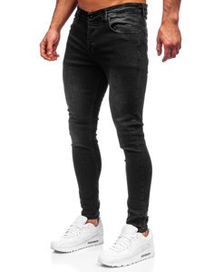 Bolf Herren Jeanshose skinny fit Schwarz R924