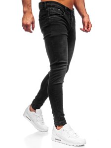 Bolf Herren Jeanshose skinny fit Schwarz R924