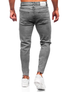 Bolf Herren Jeanshose skinny fit Schwarzgrau 5909