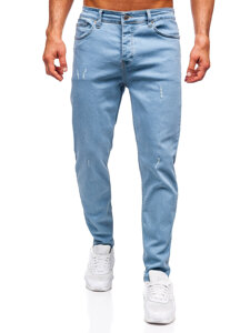 Bolf Herren Jeanshose slim fit Blau  6446