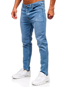 Bolf Herren Jeanshose slim fit Blau  6487