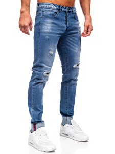 Bolf Herren Jeanshose slim fit Blau  MP0126B