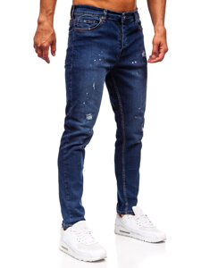 Bolf Herren Jeanshose slim fit Dunkalblau 6571