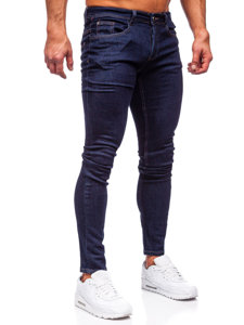 Bolf Herren Jeanshose slim fit Dunkalblau  MP003BS