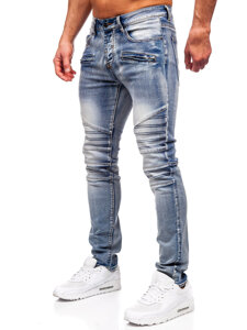 Bolf Herren Jeanshose slim fit Dunkalblau  MP0094BS