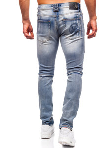 Bolf Herren Jeanshose slim fit Dunkalblau  MP0094BS