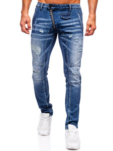 Bolf Herren Jeanshose slim fit Dunkalblau  MP0110BS