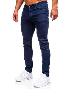 Bolf Herren Jeanshose slim fit Dunkelblau 5054