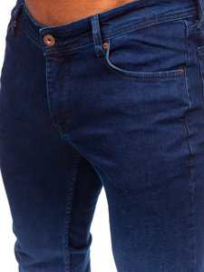 Bolf Herren Jeanshose slim fit Dunkelblau 5066