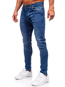 Bolf Herren Jeanshose slim fit Dunkelblau  6262