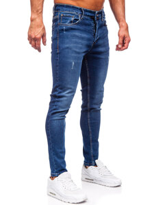 Bolf Herren Jeanshose slim fit Dunkelblau  6264