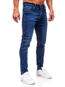 Bolf Herren Jeanshose slim fit Dunkelblau  6290