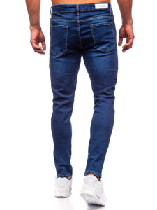 Bolf Herren Jeanshose slim fit Dunkelblau  6290