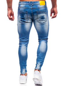 Bolf Herren Jeanshose slim fit Dunkelblau  BC1025