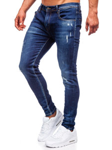 Bolf Herren Jeanshose slim fit Dunkelblau  KS2036A