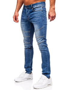 Bolf Herren Jeanshose slim fit Dunkelblau  MP0082BS