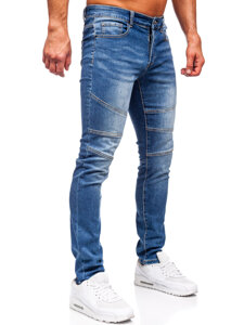 Bolf Herren Jeanshose slim fit Dunkelblau  MP0082BS