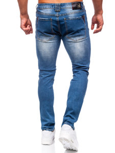 Bolf Herren Jeanshose slim fit Dunkelblau  MP0086BS