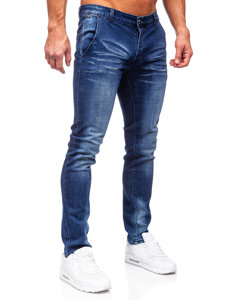 Bolf Herren Jeanshose slim fit Dunkelblau  MP0091BS