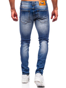 Bolf Herren Jeanshose slim fit Dunkelblau  MP0134BS