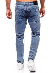 Bolf Herren Jeanshose slim fit Dunkelblau  MP0192BS