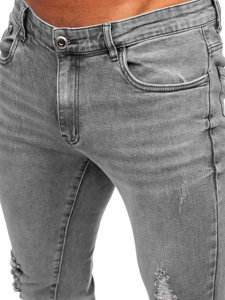 Bolf Herren Jeanshose slim fit Grau  KX759-C