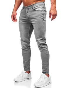 Bolf Herren Jeanshose slim fit Grau  R920