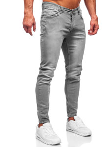 Bolf Herren Jeanshose slim fit Grau  R920