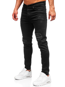 Bolf Herren Jeanshose slim fit Schwarz  6382