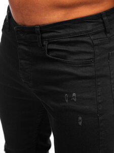 Bolf Herren Jeanshose slim fit Schwarz  6382